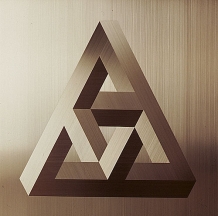 Illusion d'optique représentant un triangle